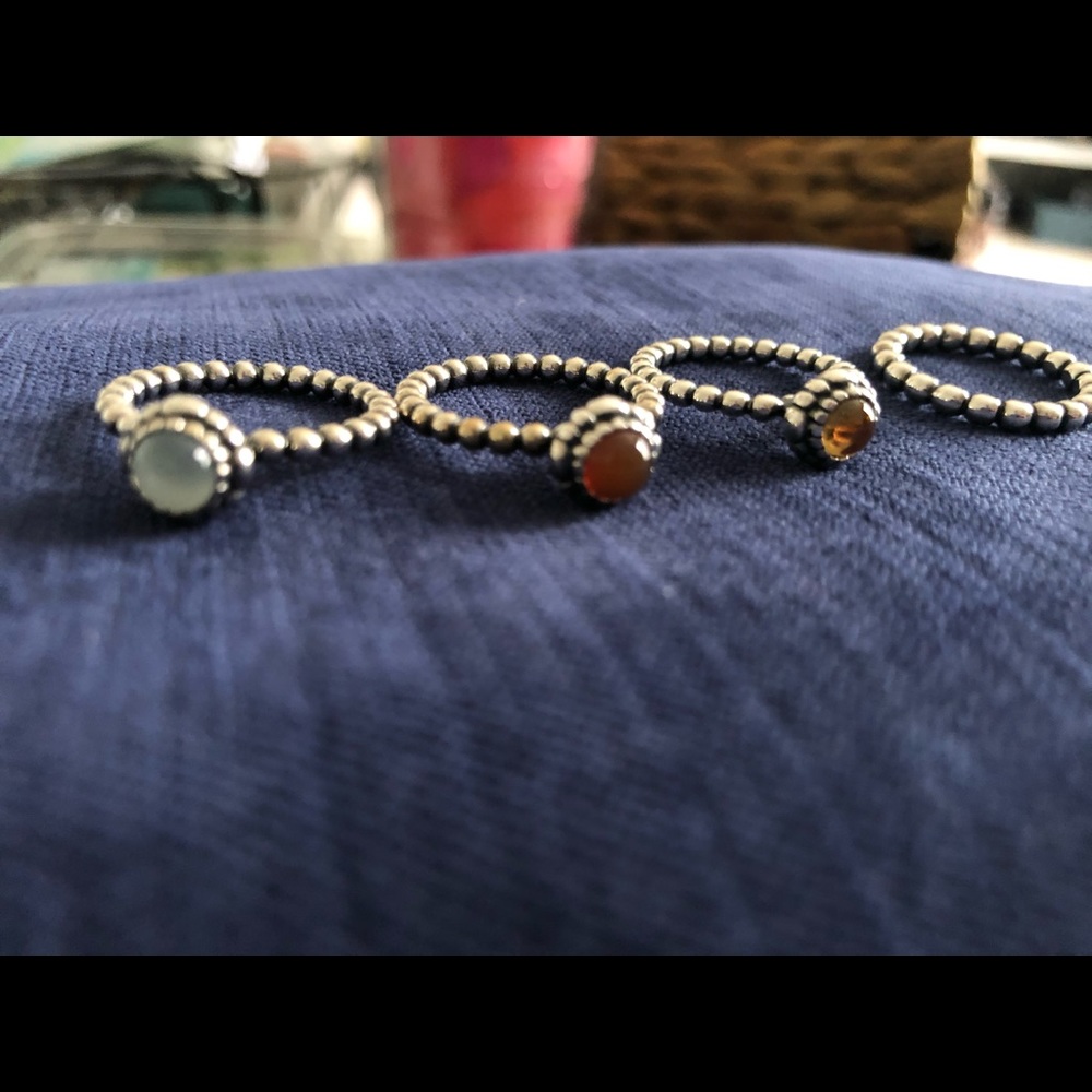 Pandora set of 4 rings - Picture 2 of 2